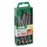 Lot de 10 vis acier tęte fraisée bombée torx SPAX, Diam.6 mm x L.100 mm