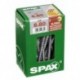 Lot de 24 vis acier tęte fraisée bombée torx SPAX, Diam.6 mm x L.80 mm