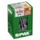 Lot de 30 vis acier tęte fraisée bombée torx SPAX, Diam.6 mm x L.60 mm