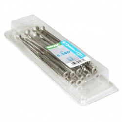 Lot de 20 vis inox tęte fraisée torx SPAX, Diam.6 mm x L.140 mm