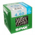 Lot de 175 vis inox tęte fraisée torx SPAX, Diam.4 mm x L.60 mm