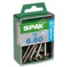 Lot de 10 vis inox tęte fraisée torx SPAX, Diam.6 mm x L.60 mm