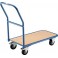 Chariot magasin, Capacité : 200 kg, Ø de roue 125 mm, Dimensions 1250 x 600 x 910 mm, Plateau : 1000 x 600 mm, Poids propre : 20 kg