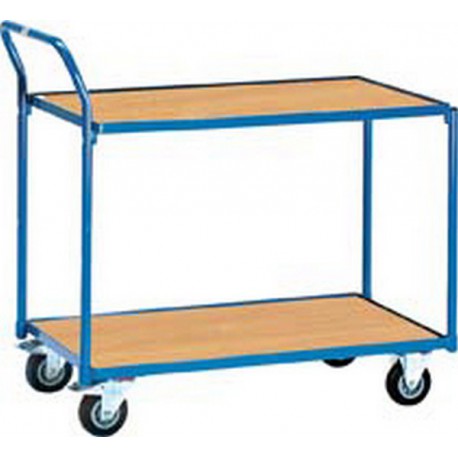 Chariots de transport légers, Capacité : 250 kg, Dimensions 980 x 509 x 1030 mm, Plateau 850 x 500 mm, Ø de roue : 125 mm, Poids : 29 kg