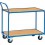 Chariots de transport légers, Capacité : 250 kg, Dimensions 1130 x 609 x 1030 mm, Plateau 1000 x 600 mm, Ø de roue : 125 mm, Poids : 37 kg