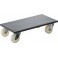 Rouleur multi-usage, Capacité : 250 kg, Larg. : de plaque 350 x 600 mm, Encombrement en hauteur 145 mm, Ø de roue : 100 mm, Modèle de roue en caoutchouc