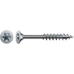 Lot de 30 vis acier tête fraisée torx SPAX, Diam.4.5 mm x L.50 mm