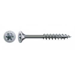 Lot de 100 vis acier tête fraisée torx SPAX, Diam.6 mm x L.80 mm