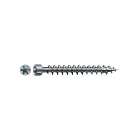 Lot de 30 vis acier tête cylindrique SPAX, Diam.6 mm x L.100 mm