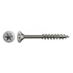 Lot de 10 vis inox tête fraisée torx SPAX, Diam.6 mm x L.100 mm