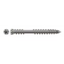 Lot de 60 vis terrasse inox tęte cylindrique SPAX, Diam.5 mm x L.50 mm