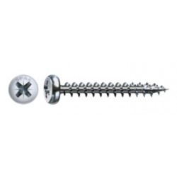 Boite 25 vis universelle SPAX tête ronde pz 3,5x12  WIROX