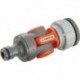 Gardena nez de robinet coudé et articulé 33,3 mm (G 1") / 26,5 mm (G