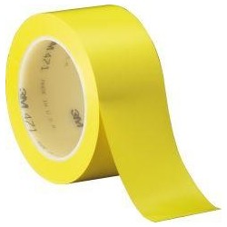 Ruban adhésif PVC souple 471 F jaune 25mm x 33m 3M (Par 36)