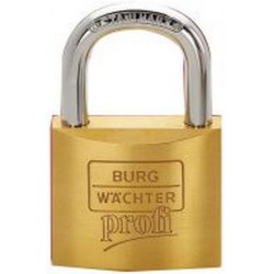 Cadenas en laiton professionnel, Taille : 40, Epaisseur de l'étrier 6 mm, Hauteur intérieure de l'étrier 22 mm