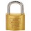Cadenas en laiton professionnel, Taille : 50, Epaisseur de l'étrier 8 mm, Hauteur intérieure de l'étrier 27 mm