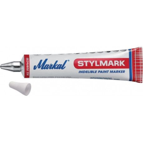 Marqueur Markal Stylmark 50ml blanc (Par 10)