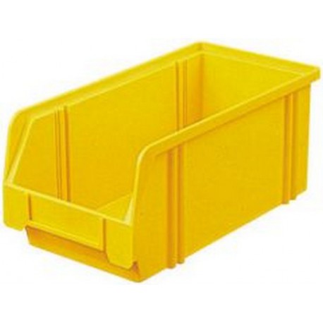 Bacs à bec, empilables, en polystyrène incassable, Taille : 3A, Dimensions 290/245 x 140 x 130 mm, Couleur rouge