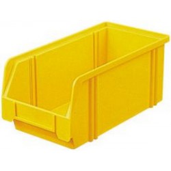 Bacs à bec, empilables, en polystyrène incassable, Taille : 3A, Dimensions 290/245 x 140 x 130 mm, Couleur vert