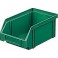 Bacs à bec, empilables, en polystyrène incassable, Taille : 4, Dimensions 160/140 x 105 x 75 mm, Couleur vert
