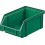 Bacs à bec, empilables, en polystyrène incassable, Taille : 4, Dimensions 160/140 x 105 x 75 mm, Couleur vert