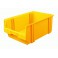 Bacs à bec, empilables, en polystyrène incassable, Taille : 1B, Dimensions 500/450 x 300 x 200 mm, Couleur jaune