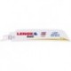Lame scie sabre 152x25x09mm 14 dents Pack a 5 Unités LENOX