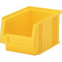 Bacs à bec, empilables, en polypropylène incassable, Taille : 3, Dimensions 230/205 x 150 x 125 mm, Couleur rouge