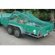 Filet de sécurité, Dimensions : 1,5 x 2,7 m, Domaines d'utilisations Remorque, Accessoires inclus -, Couleur : vert