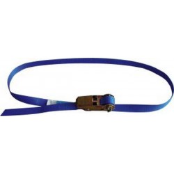 Sangle d'arrimage avec tendeur à cliquet, sangle de 25 mm de large, Modèle : 1 pièce, Long. 6 m