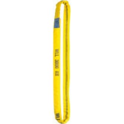 Elingues rondes, Portée de l'élingue : 3 m, Capacité de fixation 1, simple directe 2000 kg, Capacité de fixation 2, simple brassière 4000 kg