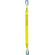Élingue en ruban, Long. utile : 2 m, Capacité max. directe 2000 kg, Larg. : de sangle 75 mm, Couleur : vert