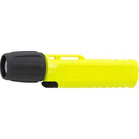 Lampe torche adaptable pour casques UK 4AA Xenon eLED Zoom, Dimensions : 172 x 40 x 37 mm, Durée de service 10,5 h, Luminosité 80 lm, Poids : 159 g