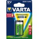 Pile accu Power, Modèle : Bloc E / Bloc 9 V / 6LR61, Contenu du paquet 1 pièce, Tension 9,0 V, Capacité : 200 mAh