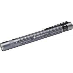 Lampe de poche LED, Dimensions : 141,5 x 15 mm, Durée de service 5-8 h, Luminosité 100 lm, Poids : 56 g