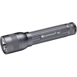 Lampe de poche LED, Dimensions : 116 x 26 mm, Durée de service 6-8 h, Luminosité 120 lm, Poids : 80 g