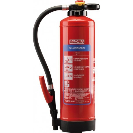 Extincteur d'incendie rechargeable à l'eau WH 6 PRO