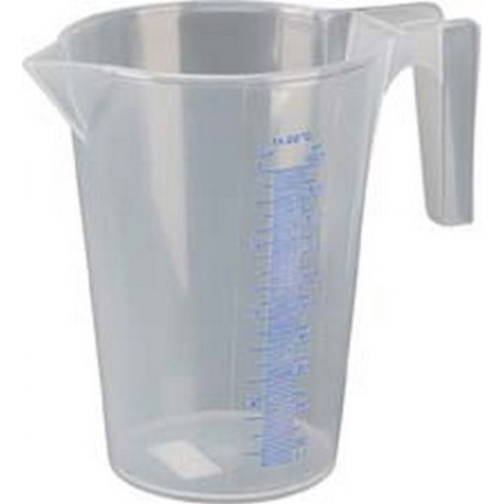 Godet de mesure, récipient polypropylène, Volume : 5,0 l