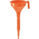 Entonnoir en matière synthétique avec tuyau d'écoulement flexible, Volume : 1,2 l, Ø 160 mm
