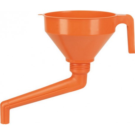 Entonnoir en plastique avec bec verseur pliable, Volume : 1,2 l, Ø 160 mm