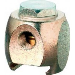 Accessoires pour pompes à graisse à levier manuel, Modèle : Accouplement coulissant de 22 mm avec raccord plat
