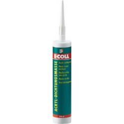 Acrylique, cartouche de 310 ml, Modèle : Cartouche de 310 ml, Couleur blanc