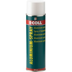 Aérosol aluminium sombre, Modèle : Aérosol de 400 ml, Couleur gris argenté