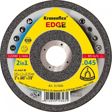 Disque de coupe EDGE Special115x12mm Klingspor