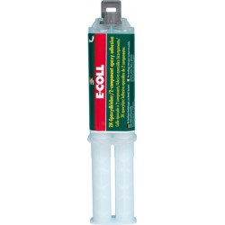 Colle époxyde rapide, Modèle : Seringue double de 24 ml
