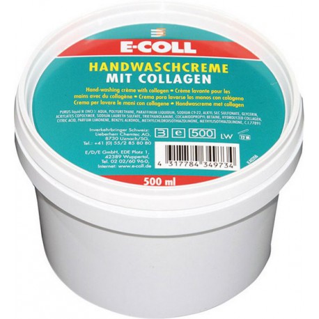 Crème lavante pour les mains relipidante compact pot 500ml E-COLL 1 PCS