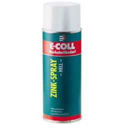 Spray de zinc clair, Modèle : Aérosol de 400 ml, Couleur gris argenté