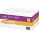 Papier pour essuie-mains WEPA Smart, Dimensions : 25 x 23 cm, Carton de 5000 feuilles, Feutre zigzag, Graduation : 20 x 250, Couleur vert