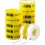 Bande d'étanchéité pour raccords filetés PTFE, Modèle : 12 mm x 12 m (100 g/m²), Pour filetage Filetage fin ''FRp'', Couleur Noyau blanc/enveloppe jaune