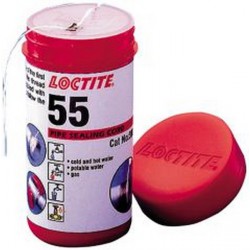 Produit d'étanchéité pour filetages Loctite 55, Modèle : Boîte de fil de 150 m
